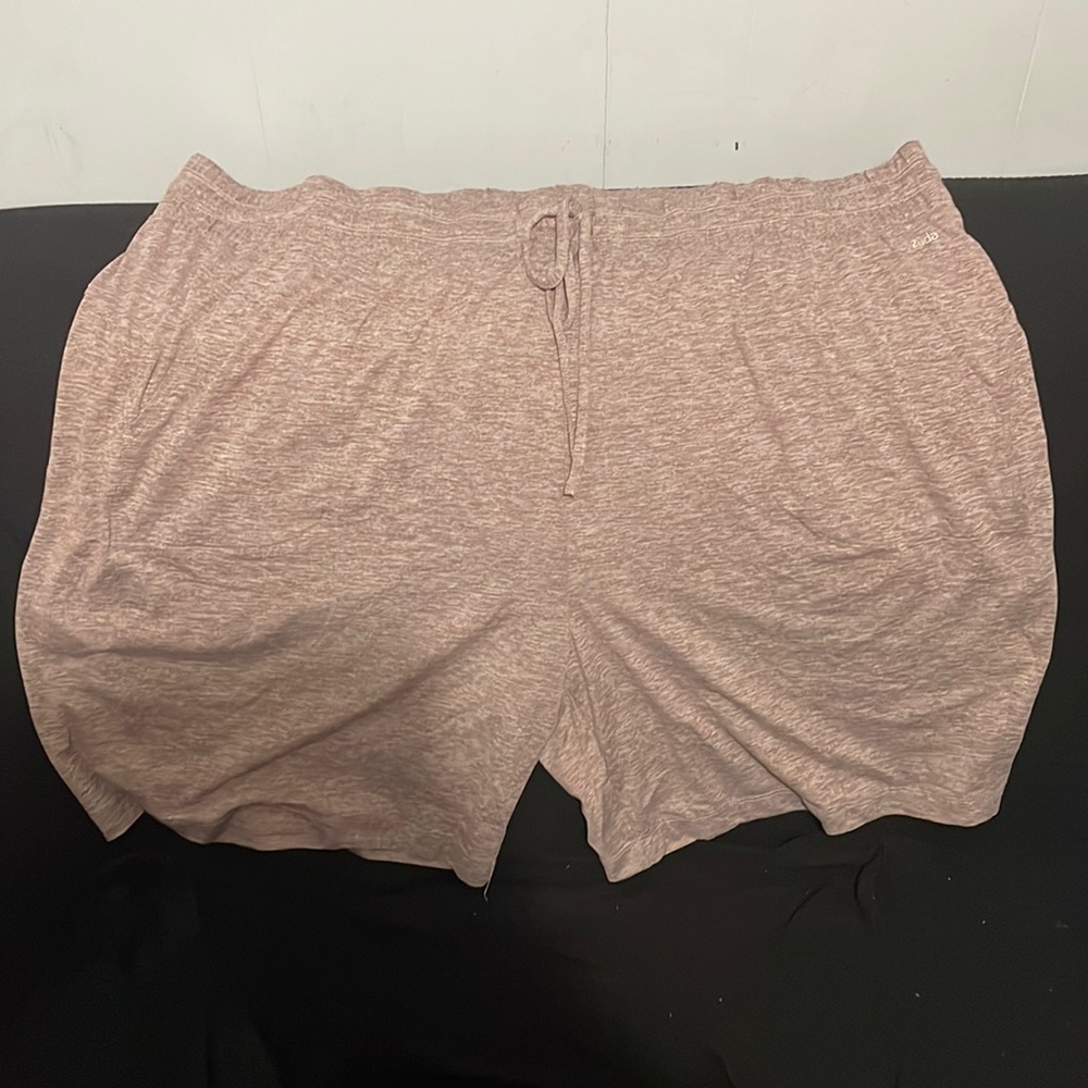 "'As Is' zuda Resular Z-Cool
Shorts with Pockets
Hthr Rose Tause,Size 2X
